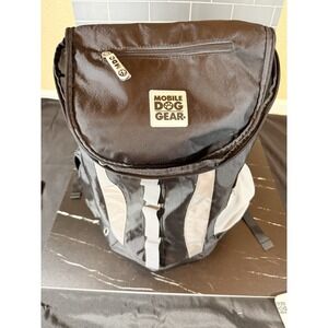 Mobile Dog Gear Drop Bottom Weekender Backpack with Water mat and dog goggles